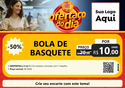 Modelo de Cartaz para Cartaz A4 Horizontal