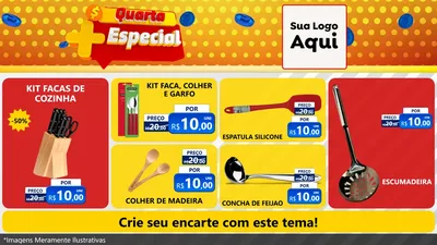Modelo de TV para TV Horizontal com o tema Quarta Mais Especial para Utilidades Domésticas