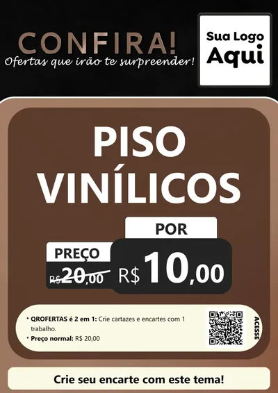 Modelo de Cartaz para Cartaz A4 Vertical com o tema Confira! Ofertas que irão te surpreender! para Material para Construção