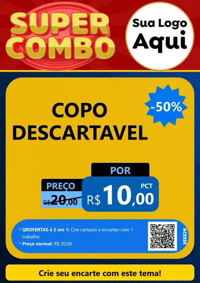 Modelo de Cartaz para Cartaz A4 Vertical