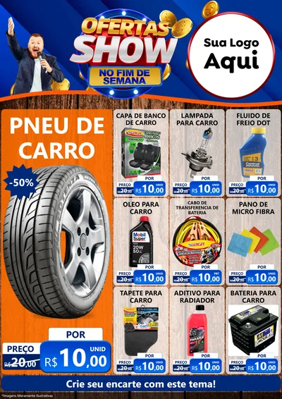 Modelo de Encarte para Encarte A4 Vertical