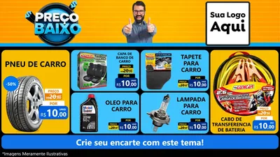 Modelo de TV para TV Horizontal com o tema Preço Baixo para Auto peças
