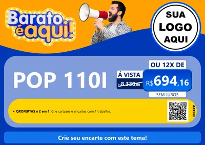 Modelo de Cartaz para Cartaz A4 Horizontal