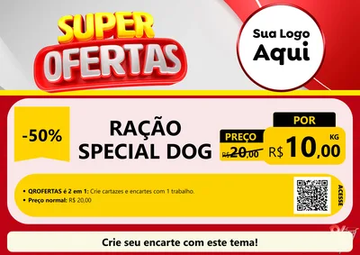 Modelo de Cartaz para Cartaz A4 Horizontal