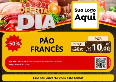 Modelo de Cartaz para Cartaz A4 Horizontal