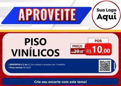 Modelo de Cartaz para Cartaz A4 Horizontal com o tema Aproveite para Material para Construção
