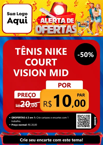 Modelo de Cartaz para Cartaz A4 Vertical