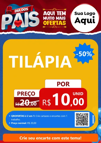 Modelo de Cartaz para Cartaz A4 Vertical