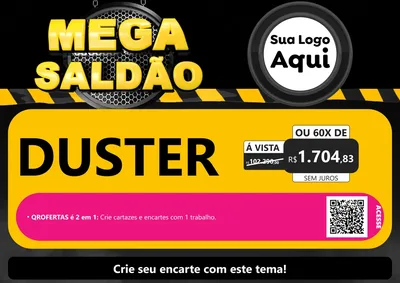 Modelo de Cartaz para Cartaz A4 Horizontal