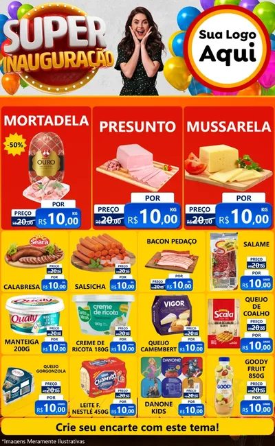 Modelo de Encarte para Encarte Grande
