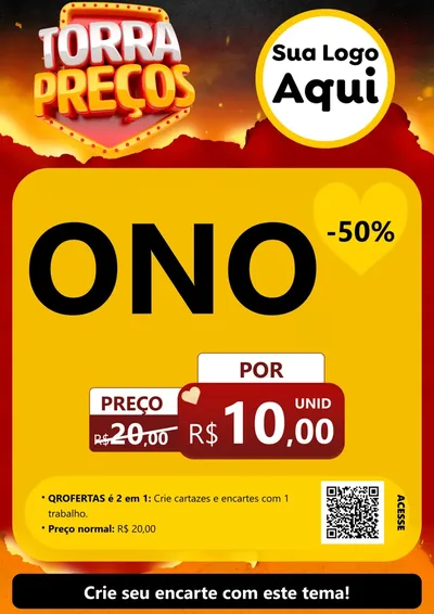 Modelo de Cartaz para Cartaz A4 Vertical com o tema Torra Preços para Óticas