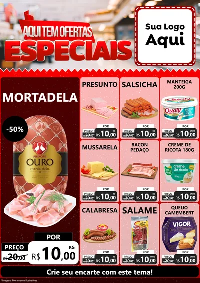 Modelo de Encarte para Encarte A4 Vertical