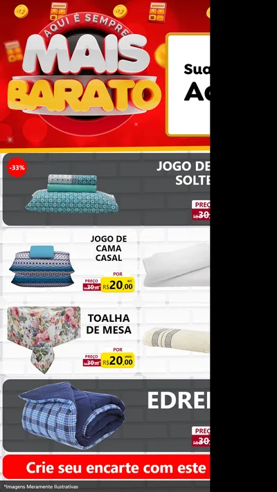Modelo de TV para TV Vertical com o tema Mais Barato para Cama, Mesa e Banho