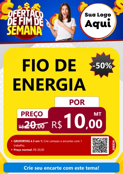 Modelo de Cartaz para Cartaz A4 Vertical