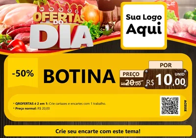 Modelo de Cartaz para Cartaz A4 Horizontal