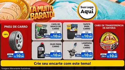 Modelo de TV para TV Horizontal com o tema Está Muito Barato para Auto peças
