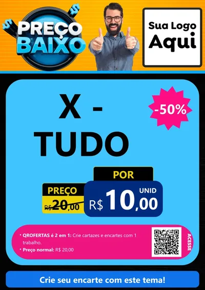 Modelo de Cartaz para Cartaz A4 Vertical