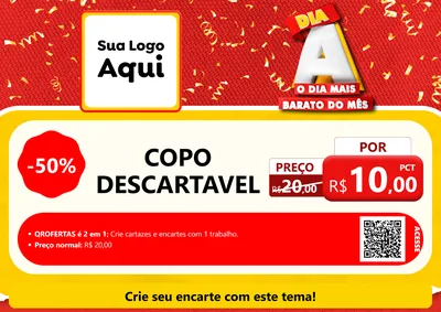Modelo de Cartaz para Cartaz A4 Horizontal