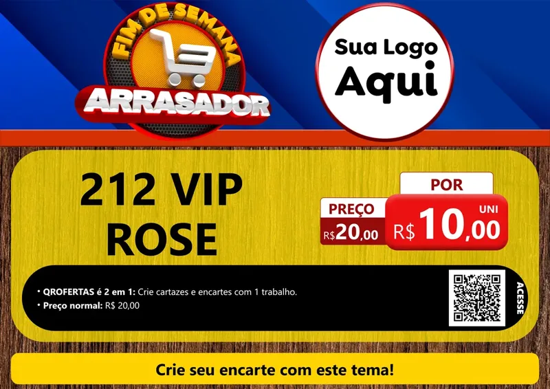Modelo de Cartaz para Cartaz A4 Horizontal com o tema Fim De Semana Arrasador para Perfumes