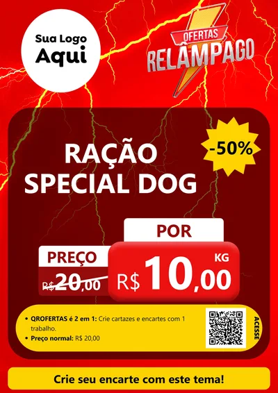 Modelo de Cartaz para Cartaz A4 Vertical