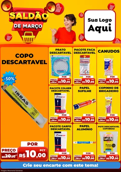 Modelo de Encarte para Encarte A4 Vertical