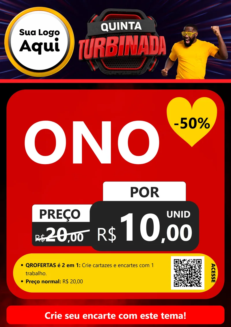 Modelo de Cartaz para Cartaz A4 Vertical com o tema Quinta Turbinada para Óticas
