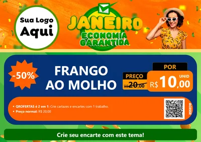 Modelo de Cartaz para Cartaz A4 Horizontal
