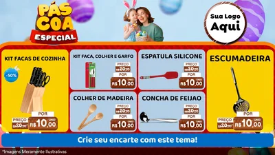 Modelo de TV para TV Horizontal com o tema Páscoa Especial para Utilidades Domésticas