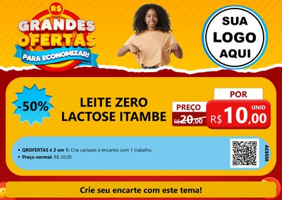 Modelo de Cartaz para Cartaz A4 Horizontal