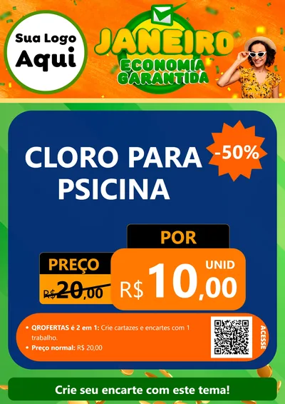 Modelo de Cartaz para Cartaz A4 Vertical
