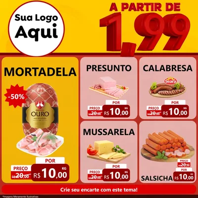 Modelo de Rede Social para Feed Facebook com o tema A Partir de Um e Noventa e Nove - 1,99