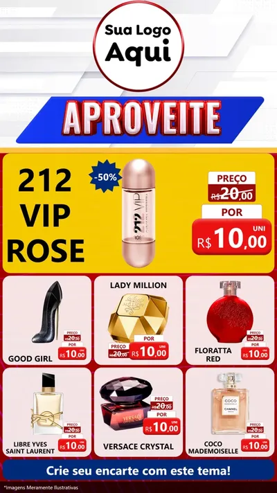 Modelo de Rede Social para Stories com o tema Aproveite para Perfumes