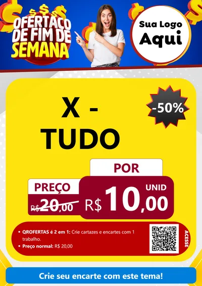 Modelo de Cartaz para Cartaz A4 Vertical