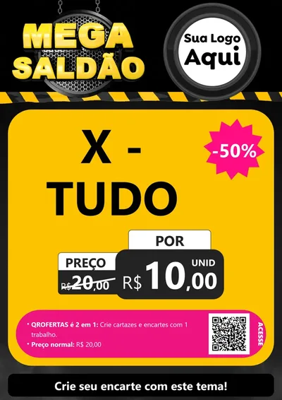 Modelo de Cartaz para Cartaz A4 Vertical