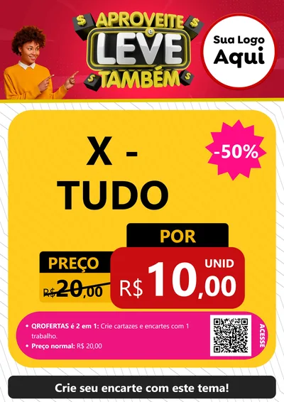 Modelo de Cartaz para Cartaz A4 Vertical