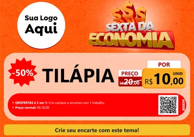 Modelo de Cartaz para Cartaz A4 Horizontal