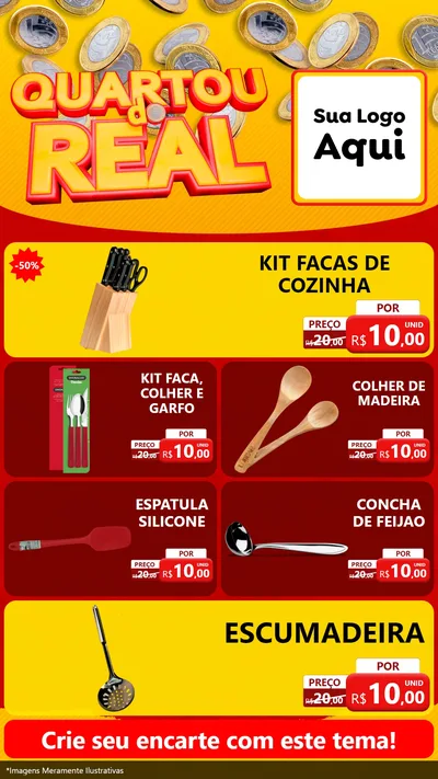 Modelo de TV para TV Vertical com o tema Quartou do Real para Utilidades Domésticas