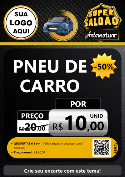 Modelo de Cartaz para Cartaz A4 Vertical