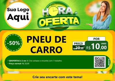Modelo de Cartaz para Cartaz A4 Horizontal