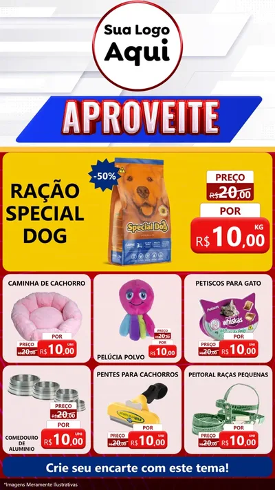 Modelo de Rede Social para Stories com o tema Aproveite para Pet Shop