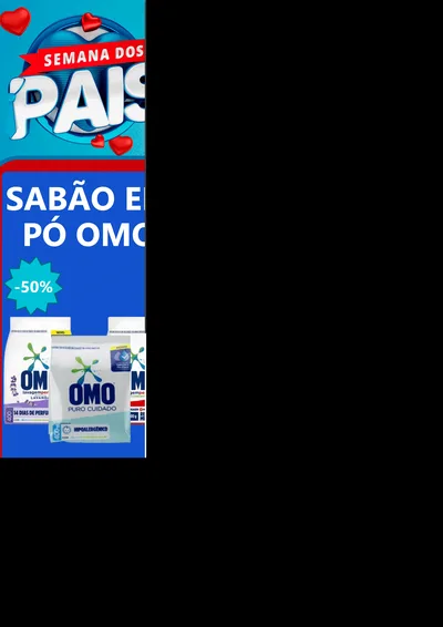 Modelo de Encarte para Encarte A4 Vertical com o tema Semana Dos Pais para Produtos de Limpeza