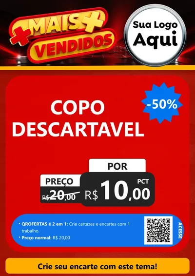 Modelo de Cartaz para Cartaz A4 Vertical