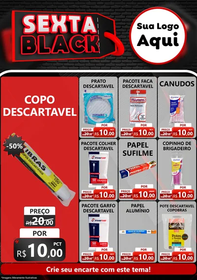 Modelo de Encarte para Encarte A4 Vertical