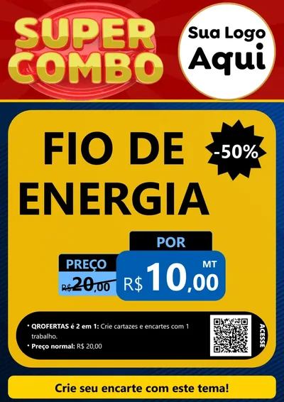 Modelo de Cartaz para Cartaz A4 Vertical
