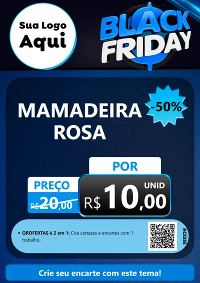 Modelo de Cartaz para Cartaz A4 Vertical com o tema Black Friday para Bebês