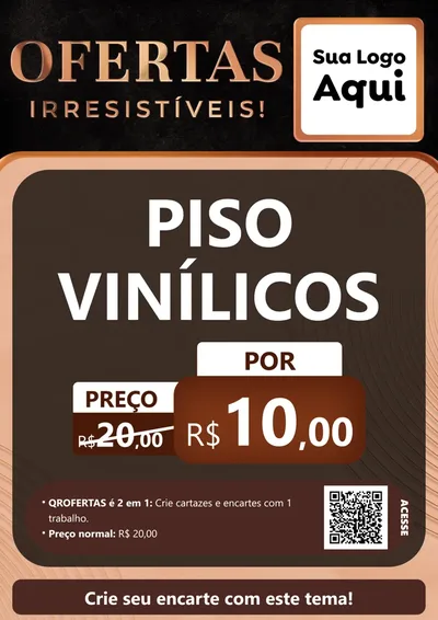 Modelo de Cartaz para Cartaz A4 Vertical com o tema Ofertas Irresistíveis! para Material para Construção