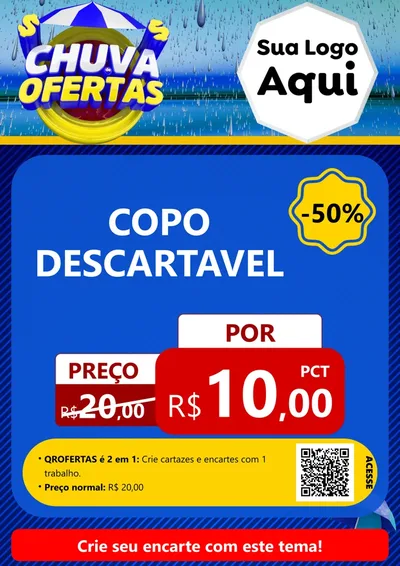 Modelo de Cartaz para Cartaz A4 Vertical