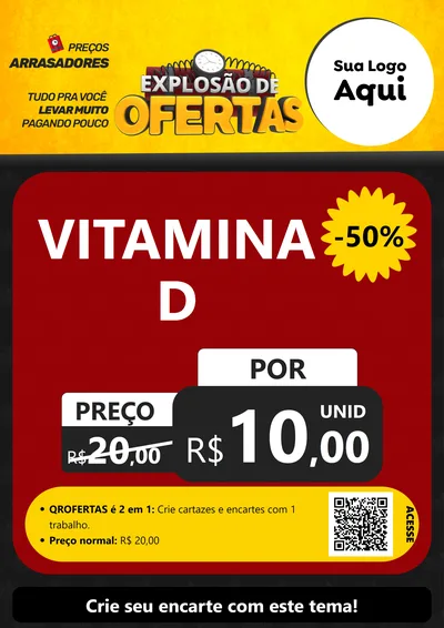 Modelo de Cartaz para Cartaz A4 Vertical