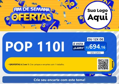 Modelo de Cartaz para Cartaz A4 Horizontal