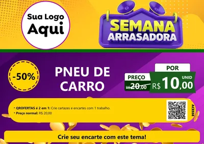 Modelo de Cartaz para Cartaz A4 Horizontal